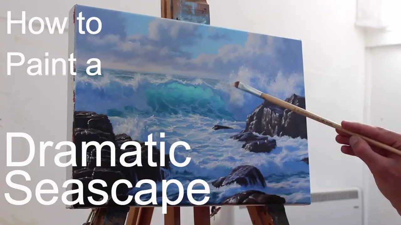 Painting An Ocean Wave With Jessica Henry Paintingtube