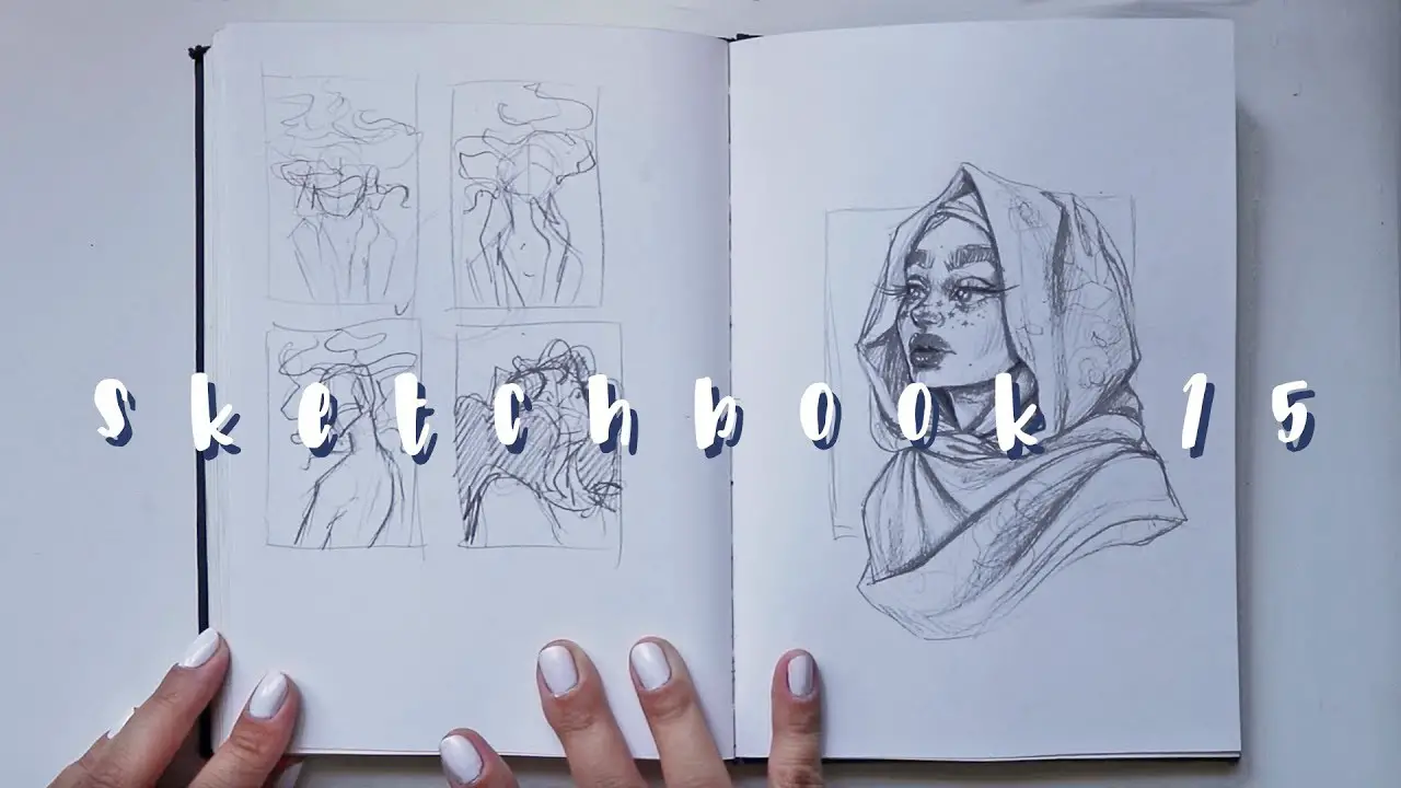 Flipping Through My Full Sketchbook 2 Tour PaintingTube