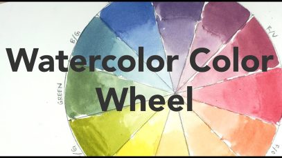 Color mixing lesson for beginners the Watercolor Color Wheel
