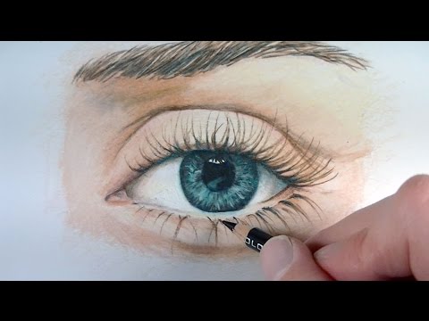 REALISTIC PORTRAIT TUTORIAL 12 SET PRISMACOLOR EMMA WATSON 