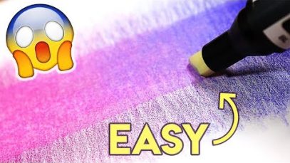 EASY WAY TO BLEND COLORED PENCILS