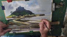 Easy Landscape Seascape Watercolour Painting Part 2