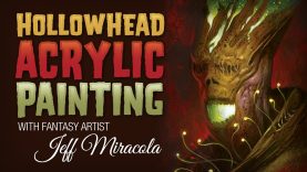 Fantasy Creature Acrylic Painting Process with Fantasy Artist Jeff Miracola