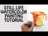 How To Draw Still Life Watercolor Painting Still Life Drawing Basic Drawing Lessons For Kids