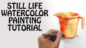 How To Draw Still Life Watercolor Painting Still Life Drawing Basic Drawing Lessons For Kids