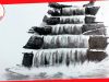 How to Draw a Realistic Waterfall with Pencil Pencil Drawing Techniques Subtitled on Screen