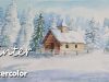 How to Paint A Winter Landscape in Watercolor