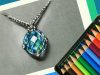 How to draw Realistic Necklace with colour pencils Colour pencil drawing
