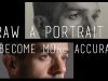 How to draw a portrait from a photo and become more accurate for life drawing