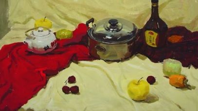 How to paint Still life in acrylic Time lapse Still life Painting