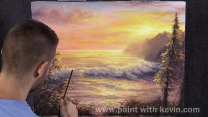 NEW Sunset Seascape Paint with Kevin ®