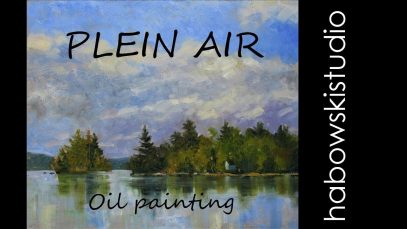 Plein Air Oil Painting quotSummer Cloudsquot