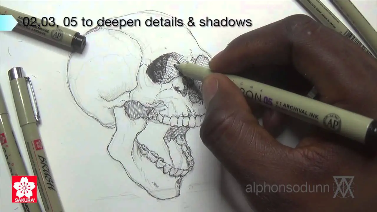 https://painting.tube/wp-content/uploads/2019/03/Sakura-Pigma-Drawing-Pens-Demo-Drawing-a-realistic-skull.jpg