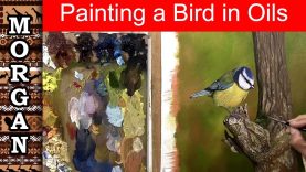 painting a bird in oils Wildlife Art Jason Morgan
