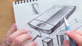 How to draw. Product Design Sketching. Washing Machine Design 