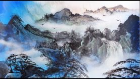 how to airbrush and spray paint chinese landscapes lesson previews
