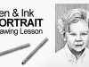 How to Draw a Portrait with Pen and Ink