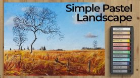 Pastel Drawing Lesson Simple Landscape