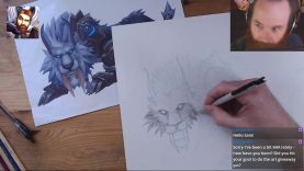 World of Warcraft Druid Cat Form Drawing Part I