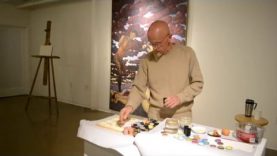 Artist Demonstration of Egg Tempera Liminal State Panels 1 Hour 16 Min