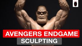 Avengers Endgame Thanos. Sculpting in clay tutorial quotAvengersquot