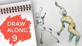Draw Along Club 9 PRACTISE LIFE DRAWING with us