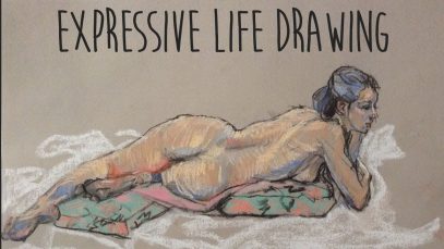 EXPRESSIVE life drawing movement exercise in 60 seconds