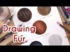 5 METHODS TO DRAW REALISTIC FUR Coloured Pencil Drawing Tutorial Episode 4