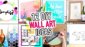 12 EASY Wall Art amp Room Decoration Ideas DIY Compilation Video HGTV Handmade