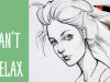 Sketching for Relaxation 3 Drawing Tips Drawing Timelapse
