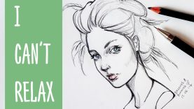 Sketching for Relaxation 3 Drawing Tips Drawing Timelapse