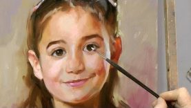 Learn how to paint a portrait by Ben Lustenhouwer