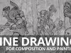 Line Drawing Creating for Composition and Painting