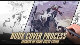 Stuck on composition Cover illustration tips from Secrets of Kung Fulio