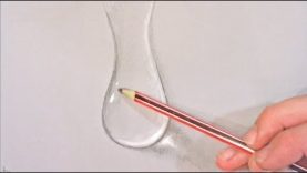Drawing a Water Drop With Pencil
