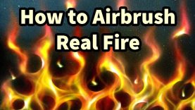 Airbrush Real Fire Step by Step