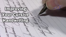 Improving Your Cursive Handwriting