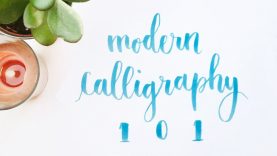 Modern Calligraphy Easy Tutorial