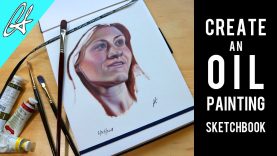 How to Make an Oil Painting Sketchbook