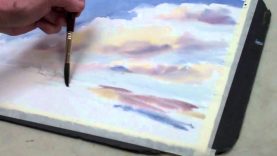 How to Paint a Watercolor Sky With Clouds — The Art League School