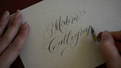Modern Calligraphy // Easy Tutorial 