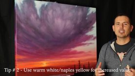 How To Paint A Sunset 4 quick tips painting landscapes in oil Tim Gagnon