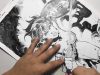 INKING Jim Lee Wonder Woman Cover Art