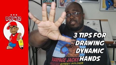 3 TIPS FOR DRAWING DYNAMIC HANDS