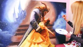 Beauty and the Beast Oil Painting