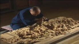 Incredible Edo wood Sculpture Techniques Craftsmen do not use any kind of Knife