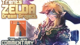 Legend of Zelda concept art in Sketchbook Pro