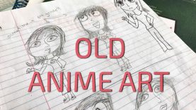 Old Anime Art Sketchbook Tour