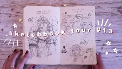 Sketchbook Tour sketchbook 13