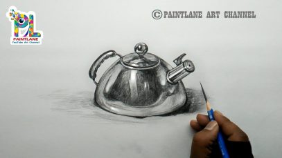 How to Draw and Shade Steel Realistic Drawing with Pencil Step by Step